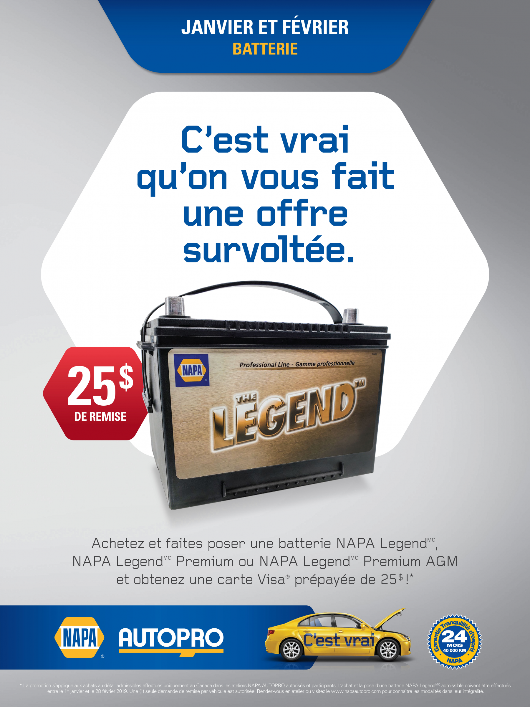 Promotion Janvier & Février 2019